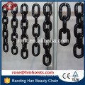 Black painted alloy steel g80 14mm load chain